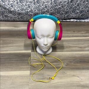 Colorful Kids Barbie adjustable Headphones